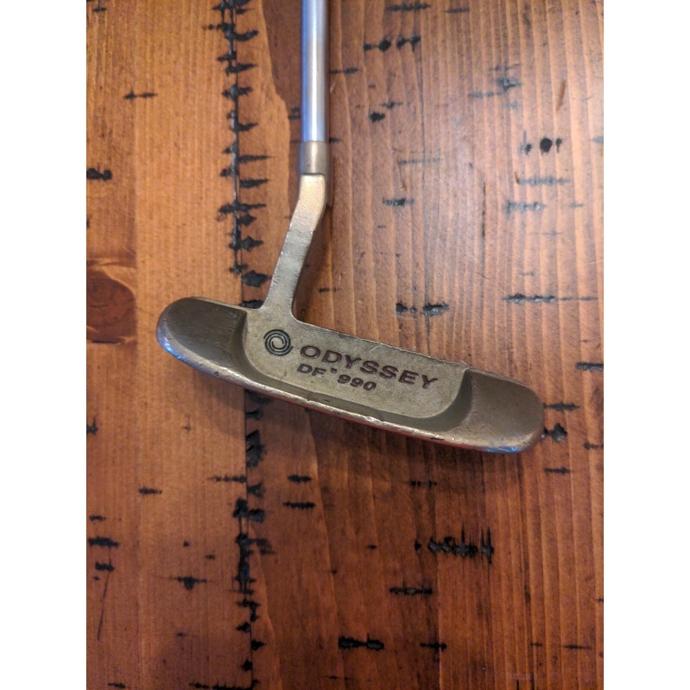Odyssey Golf Dual Force DF 990 Stronomic Gold Putter RH 34 in NO HC